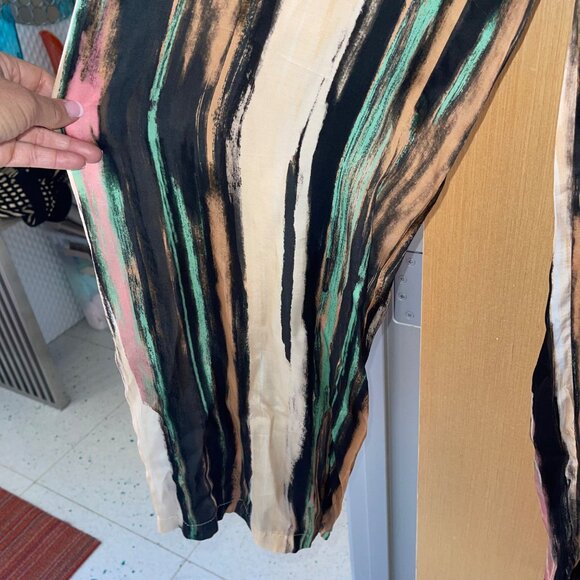 Max Enjoy Paris Womens Pant Set Size Medium Multicolor Wide Leg Casual - Picture 8 of 16